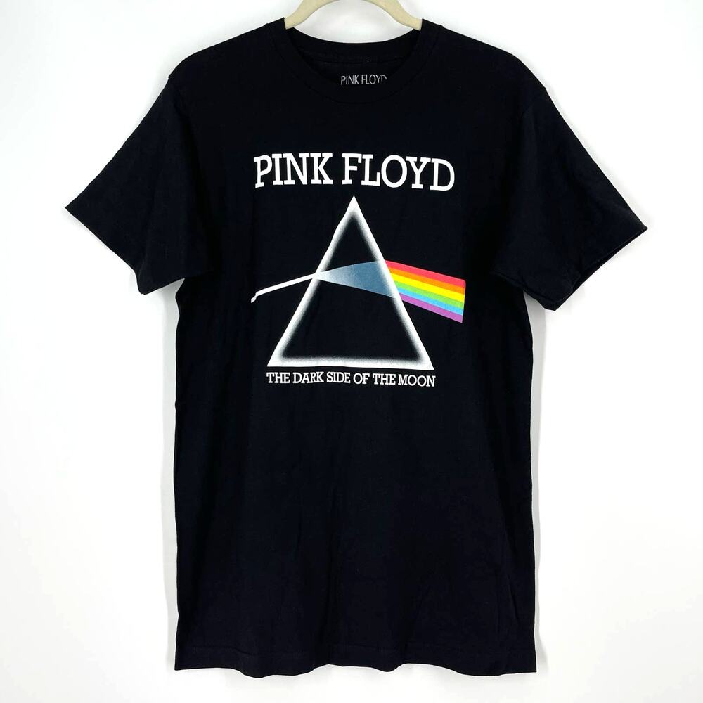 Pink Floyd Dark Side Of The Moon Cotton T-Shirt Black Size Medium NWOT‎